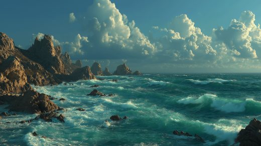 Turquoise Waves puzzle preview